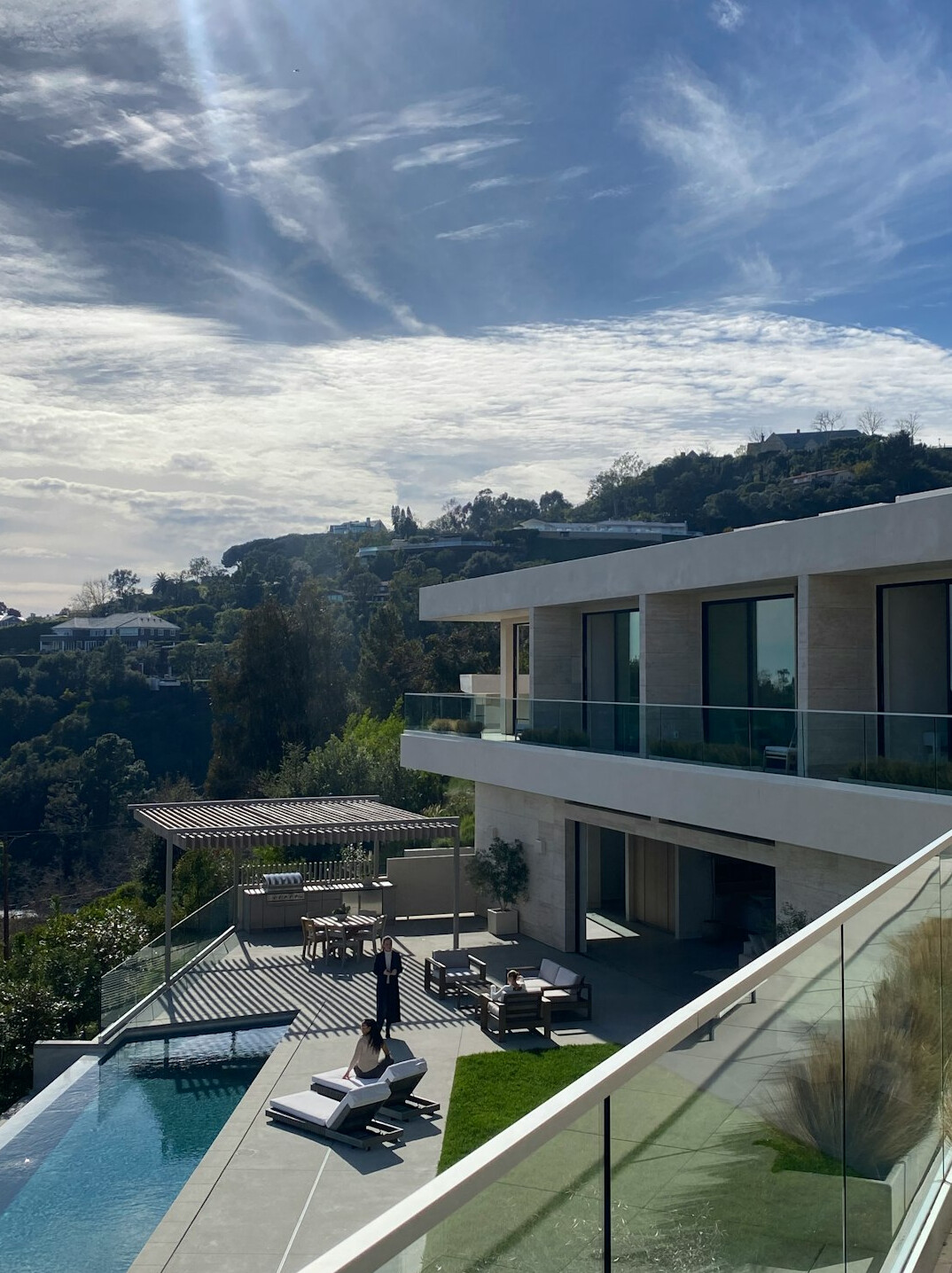 luxury hollywood villa exterior