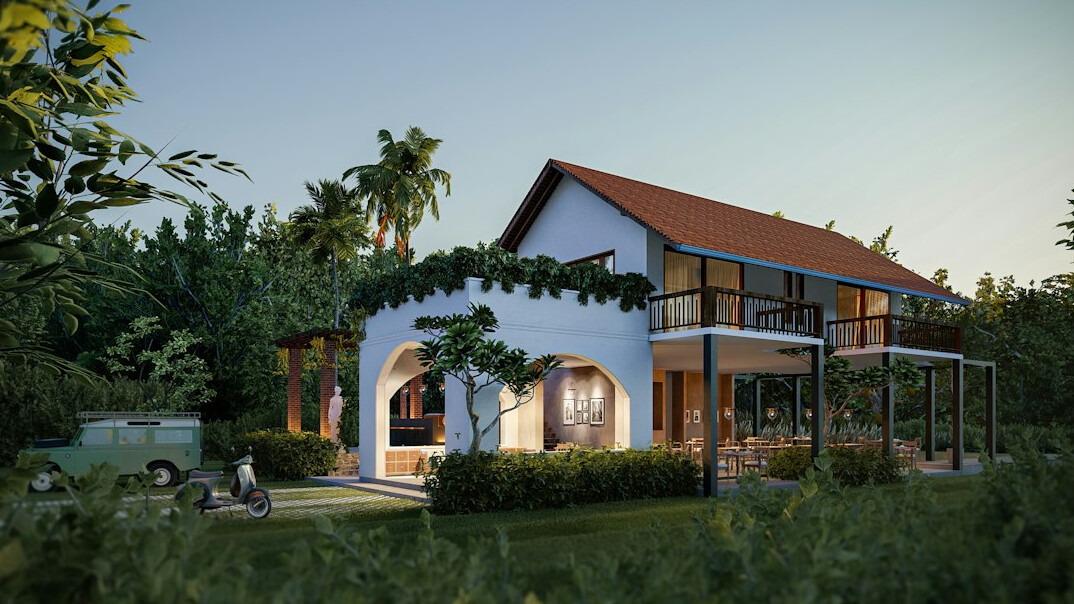 luxury villa exterior