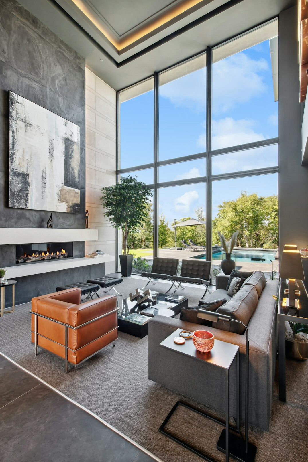 luxury celebrity mansion interior